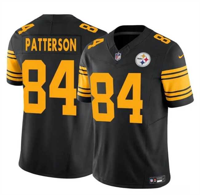 Men & Women & Youth Pittsburgh Steelers #84 Cordarrelle Patterson Black 2024 F.U.S.E. Color Rush Limited Football Stitched Jersey